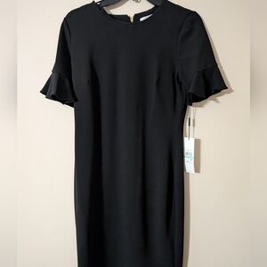 NWT Calvin Klein little black dress size 8
